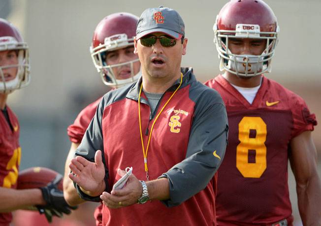 After going 34-29 in five years at Washington, Steve Sarkisian was hired as USC's coach last December.